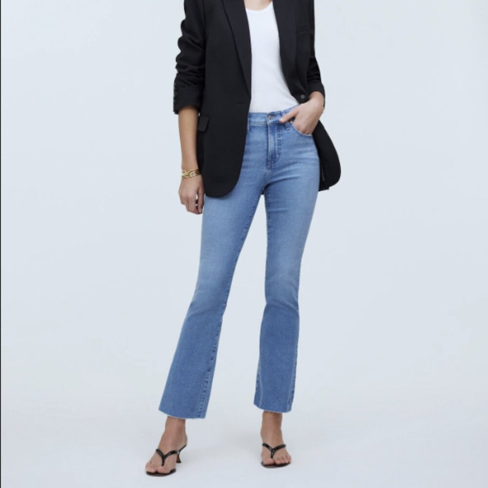 Madewell Kick Out Crop - Corley Wash